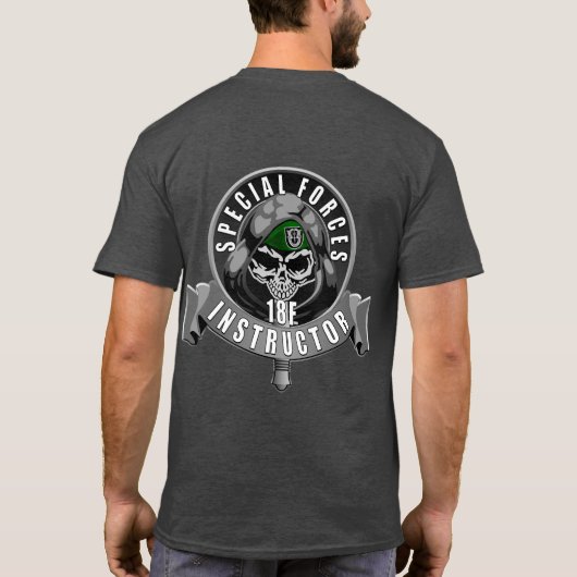 カスタマイズ可能インストラクター Tシャツ (裏面)