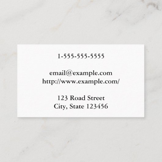 カスタマイズ可能エレガントでArchitectの名刺 名刺 (裏面)