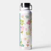 カスタマイズ可能エレガントフローラ ウォーターボトル (背面)