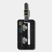 カスタマイズ可能カセットテープ ラゲッジタグ (正面縦)