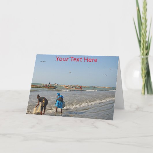 カスタマイズ可能ガンビア カード (正面)