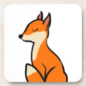 カスタマイズ可能キツネ コースター (正面)