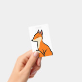 カスタマイズ可能キツネ バッジ (手持ち)