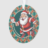 カスタマイズ可能🎅クリスマスピックボール オーナメント (正面)