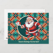 カスタマイズ可能🎅クリスマスピックボール シーズンポストカード (正面/裏面)