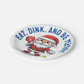 カスタマイズ可能🎅クリスマスピックボール ペーパープレート (アングル)