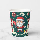 カスタマイズ可能🎅クリスマスピックボール 紙コップ (裏面)