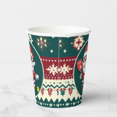カスタマイズ可能🎅クリスマスピックボール 紙コップ (右)