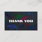 カスタマイズ可能サンキューカード 名刺 (正面)