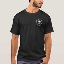 カスタマイズ可能スカルナイトウォリアーシールドTシャツ | Tシャツ
