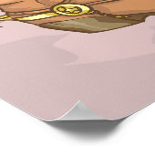 カスタマイズ可能スカル ポスター (角)