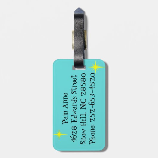 カスタマイズ可能スクールバスの荷物のラベルをつかまえます ラゲッジタグ (裏面縦)