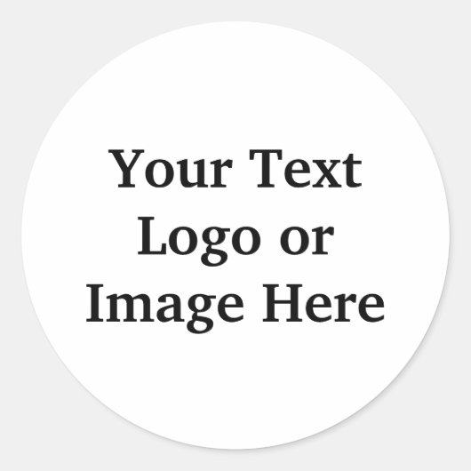 カスタマイズ可能スタンプ ラウンドシール (正面)