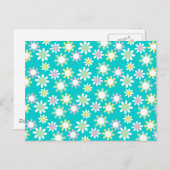 カスタマイズ可能デイジー ポストカード (正面/裏面)