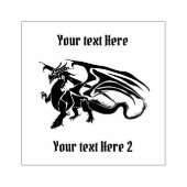 カスタマイズ可能ドラゴン ラバースタンプ (インプリント)