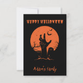 カスタマイズ可能ハッピーハローウィン カード (正面)