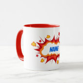 カスタマイズ可能パーソナライズされたな漫画展開 マグカップ (正面左)