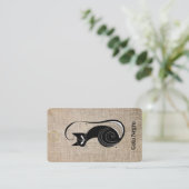 カスタマイズ可能ブックマーク「Gato Negro/Gato Blanco」 エンクロージャーカード (スタンド正面)