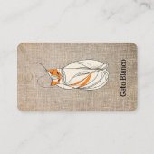 カスタマイズ可能ブックマーク「Gato Negro/Gato Blanco」 エンクロージャーカード (裏面)