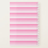 カスタマイズ可能プランナー | 毎日スタイリッシュおよび毎週 プランナー手帳 (裏面)