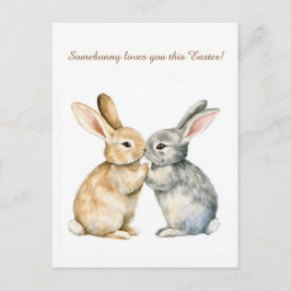 カスタマイズ可能🐇ホッピー復活祭の喜び シーズンポストカード