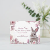 カスタマイズ可能🐇ホッピー復活祭の喜び シーズンポストカード (スタンド正面)