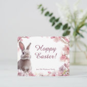 カスタマイズ可能🐇ホッピー復活祭の喜び シーズンポストカード (スタンド正面)
