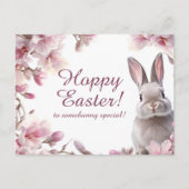 カスタマイズ可能🐇ホッピー復活祭の喜び シーズンポストカード (正面)