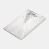 カスタマイズ可能モダンなグリッターメモ ポストイット (アングル)