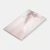 カスタマイズ可能モダンなグリッターメモ ポストイット (アングル)