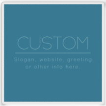 カスタマイズ可能モダン文字 | 海&ロビンエッグブルー