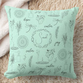 カスタマイズ可能リラックスなZenの記号 クッション