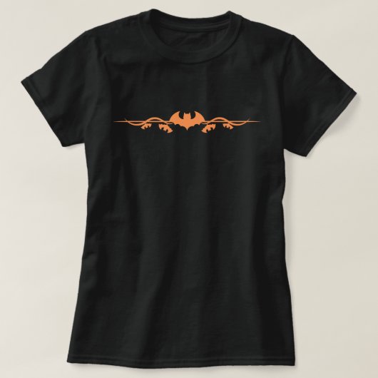 カスタマイズ可能不気味な縁どHalloweenファミリ Tシャツ (デザイン正面)