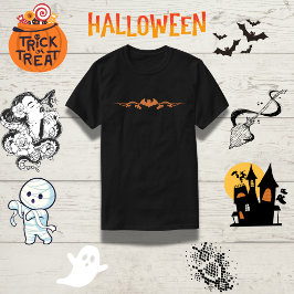 カスタマイズ可能不気味な縁どHalloweenファミリ Tシャツ