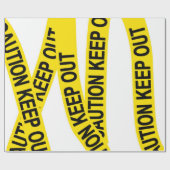 カスタマイズ可能保な注意 ラッピングペーパー (フラット)