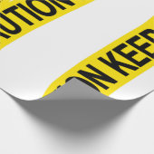 カスタマイズ可能保な注意 ラッピングペーパー (角)