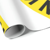 カスタマイズ可能保な注意 ラッピングペーパー (ロールコーナー)