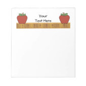 カスタマイズ可能先生 ノートパッド (正面)