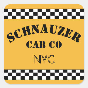 カスタマイズ可能市松模様になCab スクエアシール