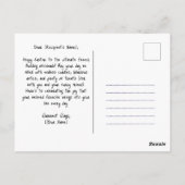 カスタマイズ可能🐶復活祭の喜びと毛皮の友人 ポストカード (裏面)