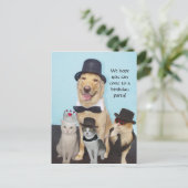 カスタマイズ可能招待状 インビテーションポストカード (スタンド正面)