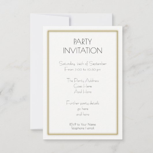 カスタマイズ可能氷スケートで滑るパーティの招待状 招待状 (裏面)