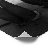 カスタマイズ可能結婚な写真の座席表プラン ポスター (角)