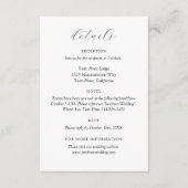 カスタマイズ可能結婚な植物用エンクロージャカード エンクロージャーカード (正面)