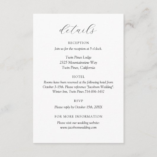 カスタマイズ可能結婚な植物用エンクロージャカード エンクロージャーカード (正面)