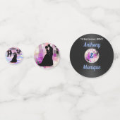 カスタマイズ可能結婚ディスコ コンフェッティ (正面)