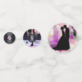 カスタマイズ可能結婚ディスコ コンフェッティ (裏面)