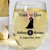 カスタマイズ可能結婚ディスコ ステムなしワイングラス