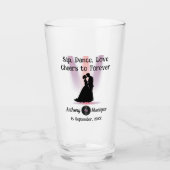 カスタマイズ可能結婚ディスコ タンブラーグラス (正面)