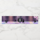 カスタマイズ可能結婚ディスコ ペットボトルラベル (シングルラベル)